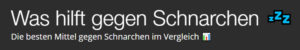 washilftgegenschnarchen-Logo